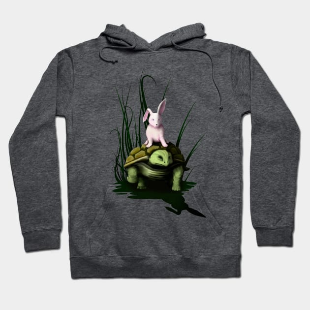 little riding rabbit Hoodie by jetti